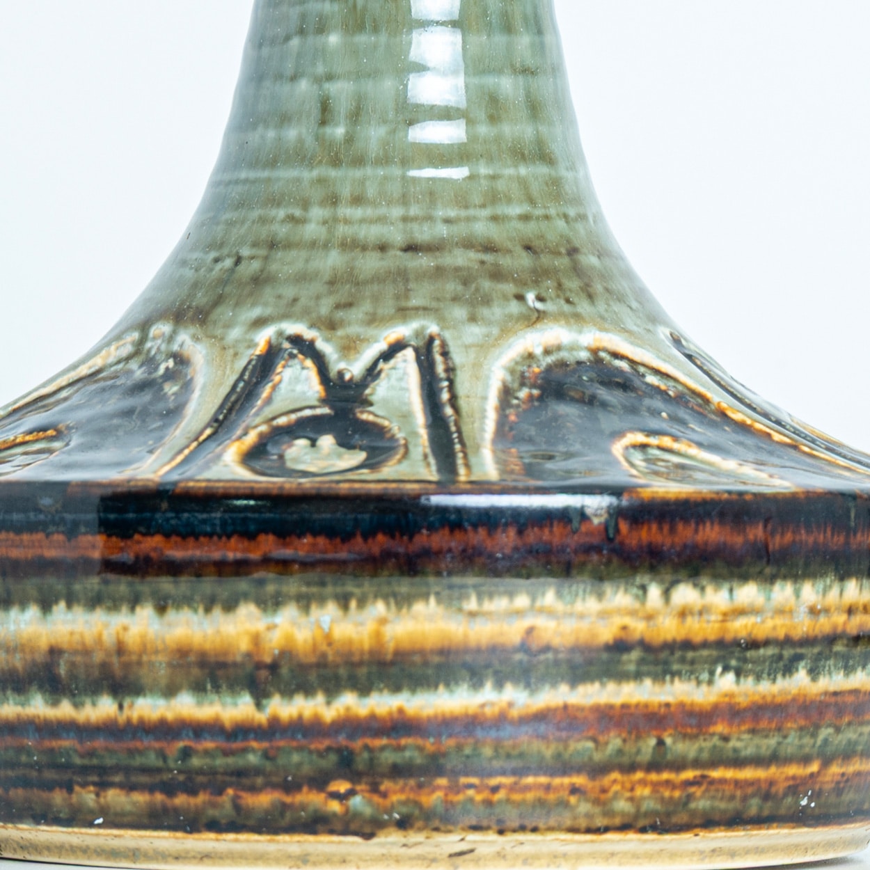 Pair of Soholm Ceramic Table Lamps by Noomi Backhausen, Denmark 1960