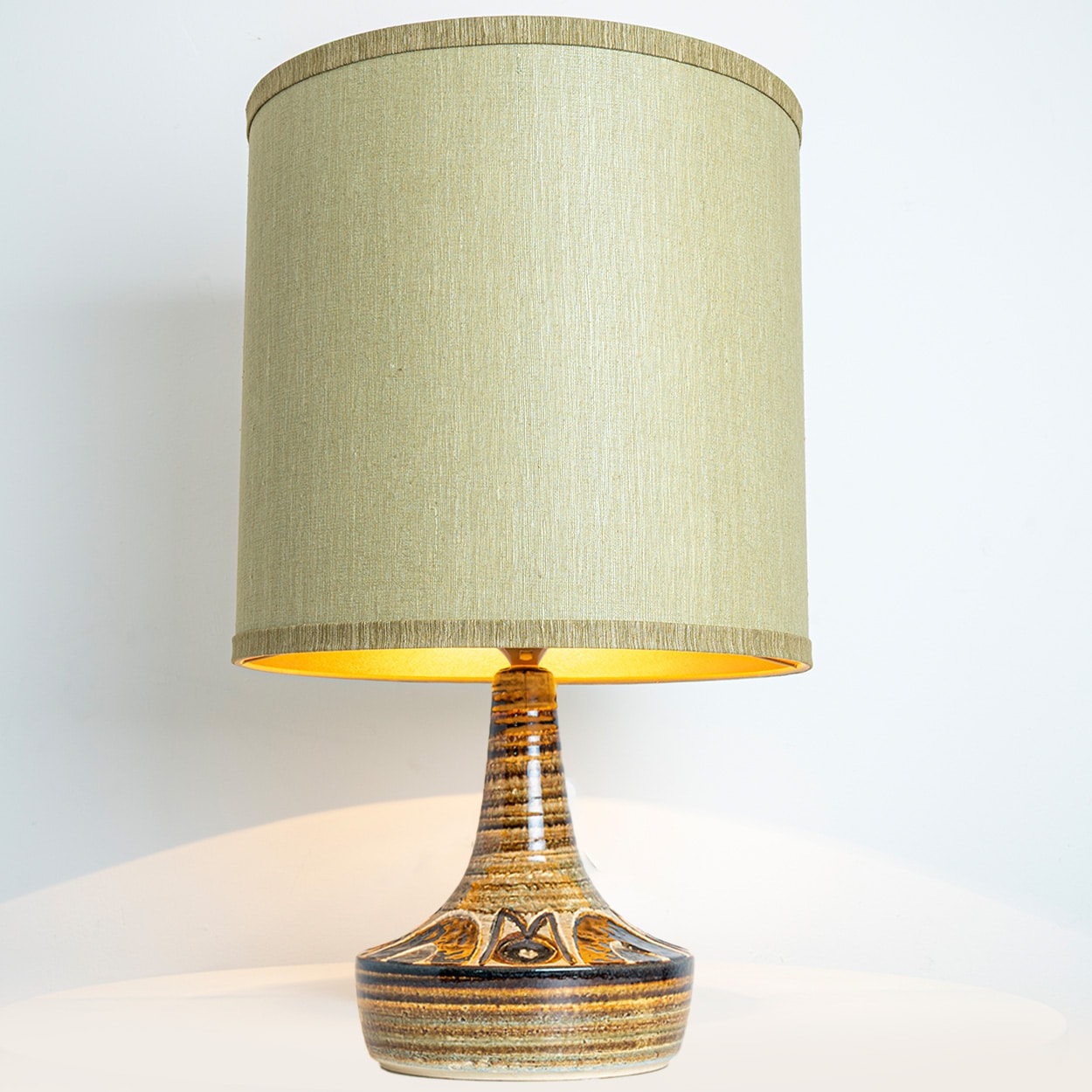 Pair of Soholm Ceramic Table Lamps by Noomi Backhausen, Denmark 1960