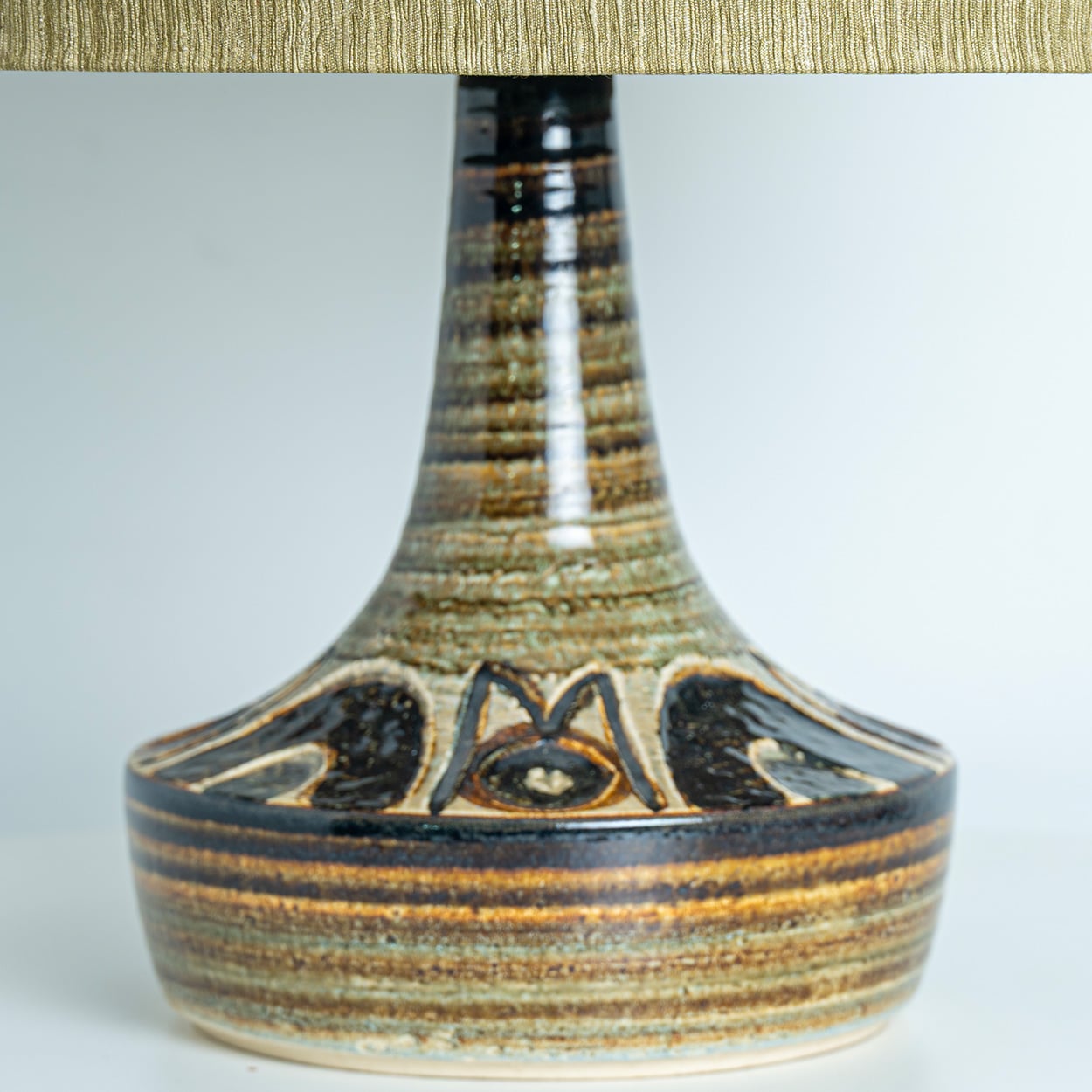 Pair of Soholm Ceramic Table Lamps by Noomi Backhausen, Denmark 1960