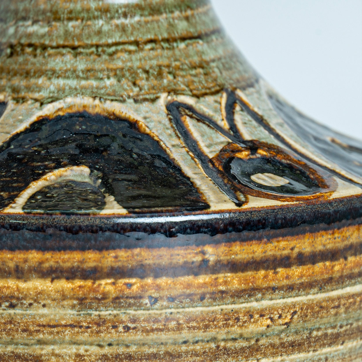 Pair of Soholm Ceramic Table Lamps by Noomi Backhausen, Denmark 1960