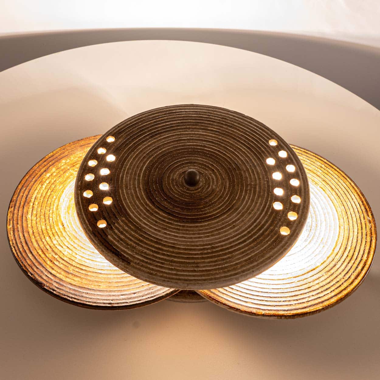 Stunning Ceramic Stoneware Wall Light by Axella, Denmark