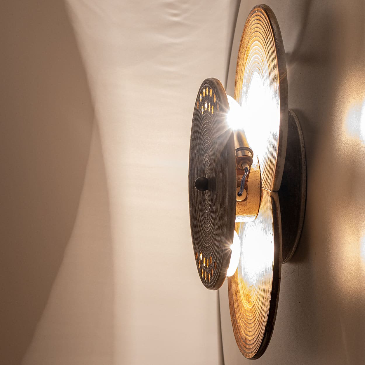 Stunning Ceramic Stoneware Wall Light by Axella, Denmark