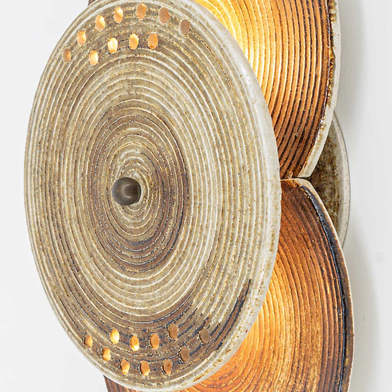 Stunning Ceramic Stoneware Wall Light by Axella, Denmark