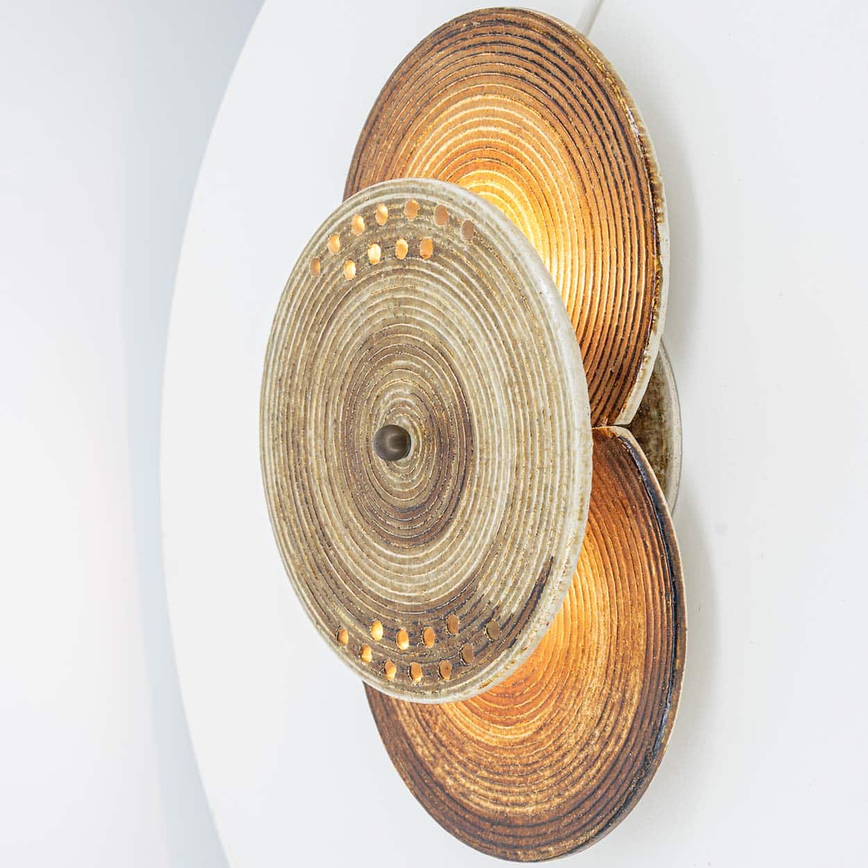 Stunning Ceramic Stoneware Wall Light by Axella, Denmark