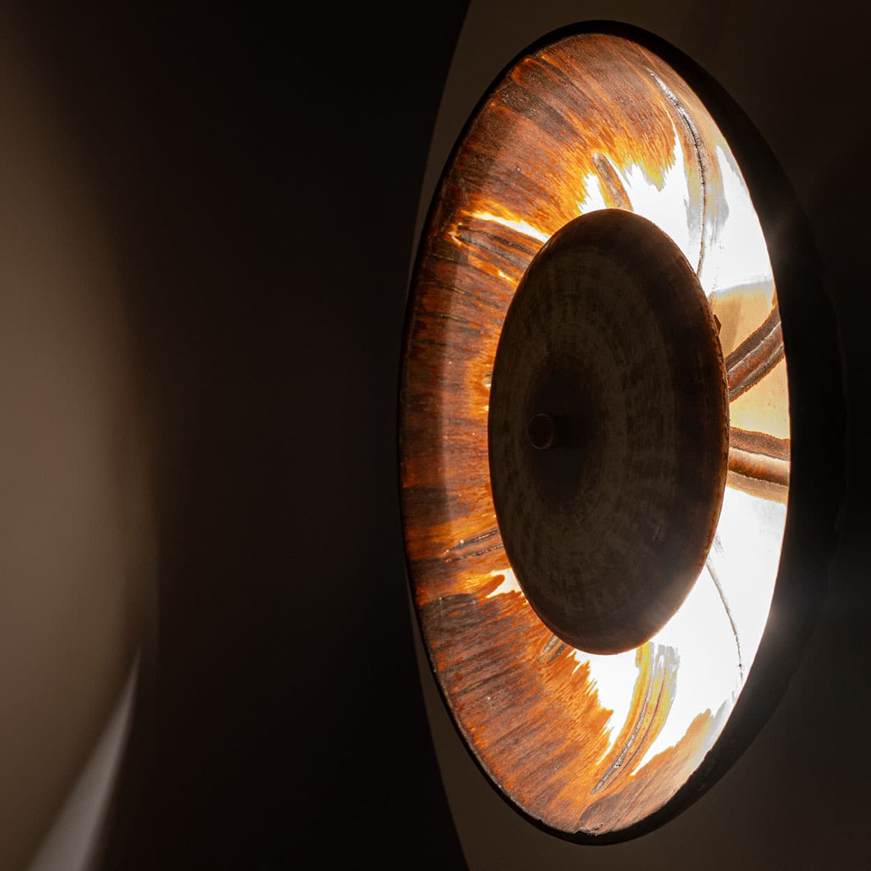 Elegant Wall Light with Brown and Beige Accents, Axella, Denmark 1970