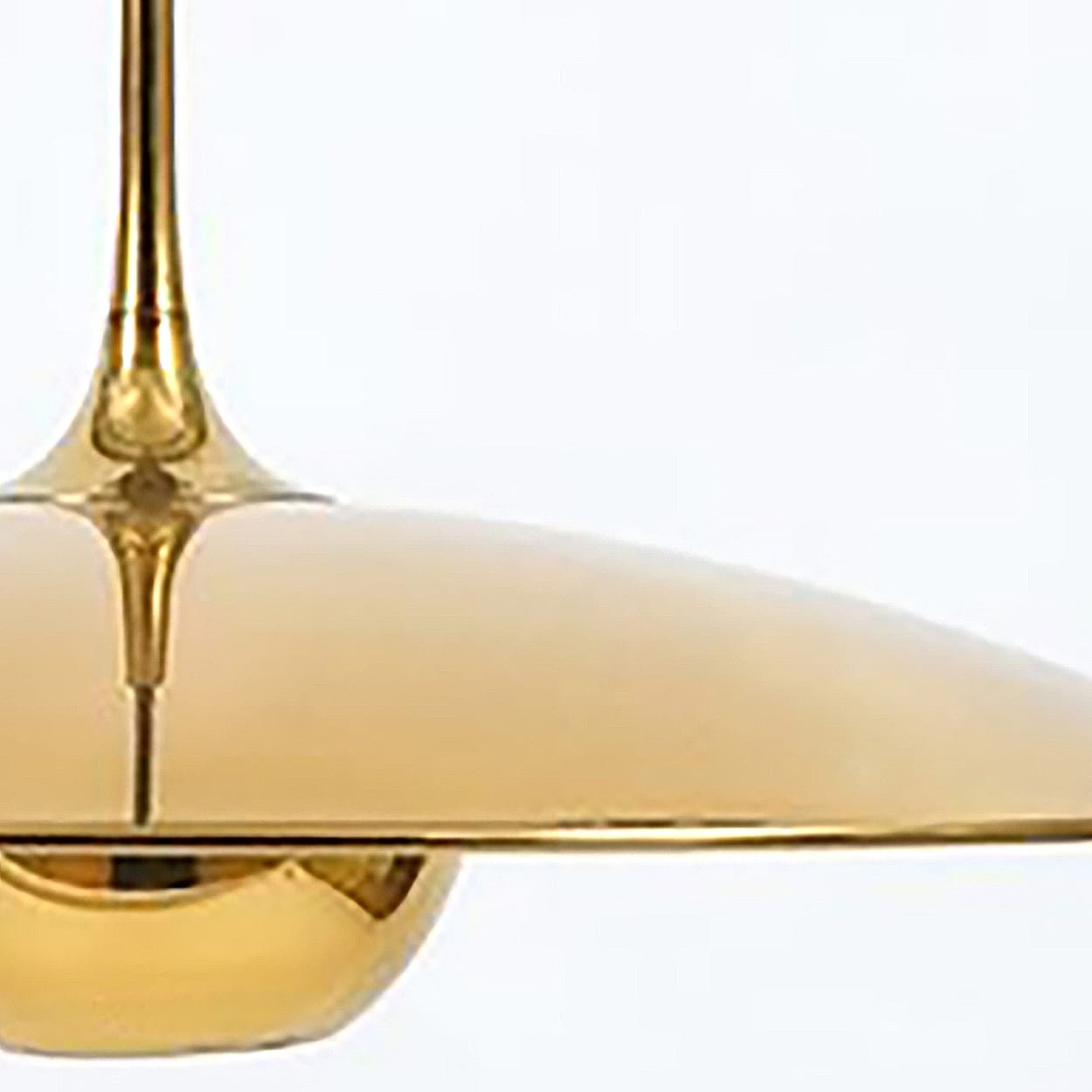 1 of the 3 Brass Onos Fixtures by Florian Schulz with Sand Cord