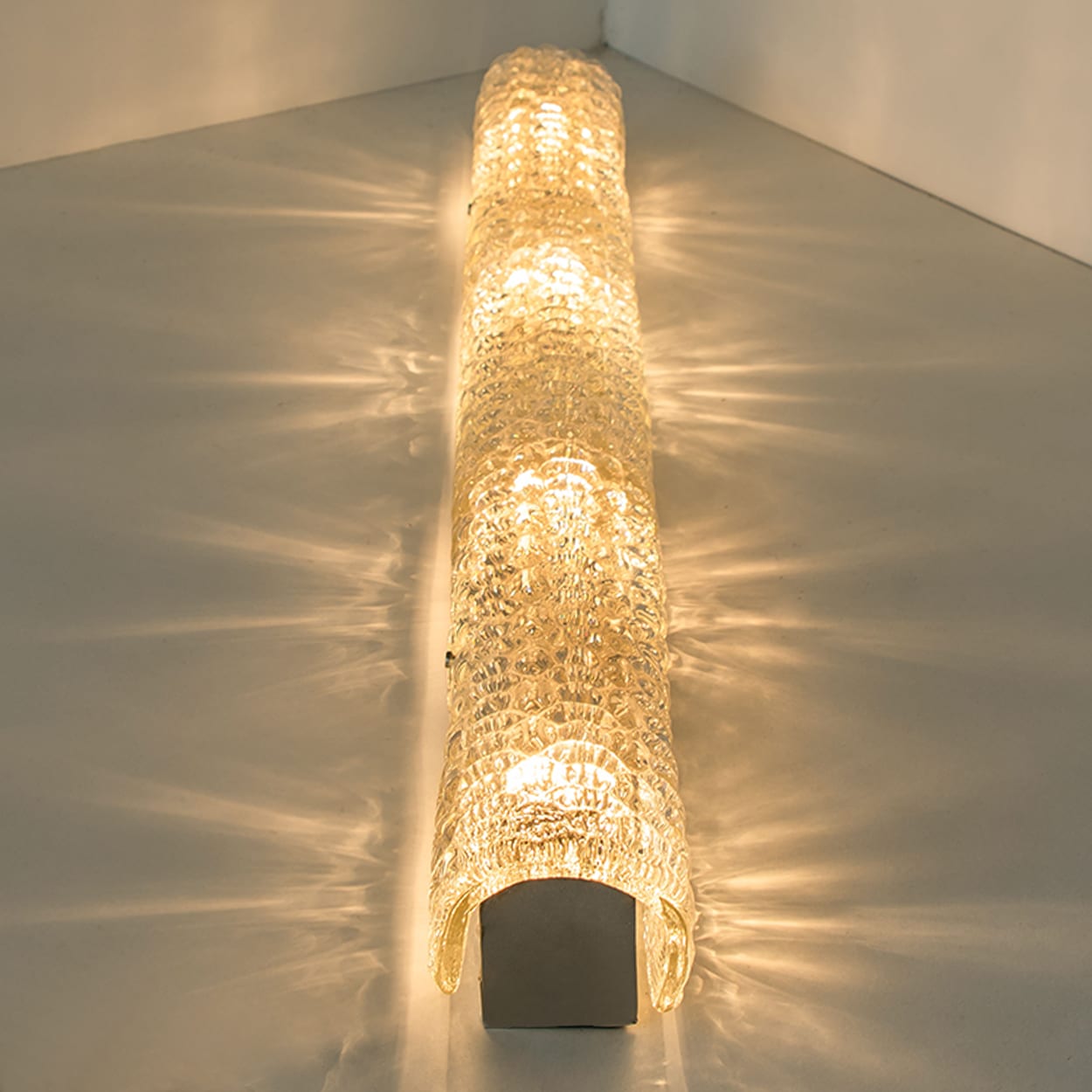 XL Bubble Glass Wall Light Fixtures by Hillebrand, Germany, 1960