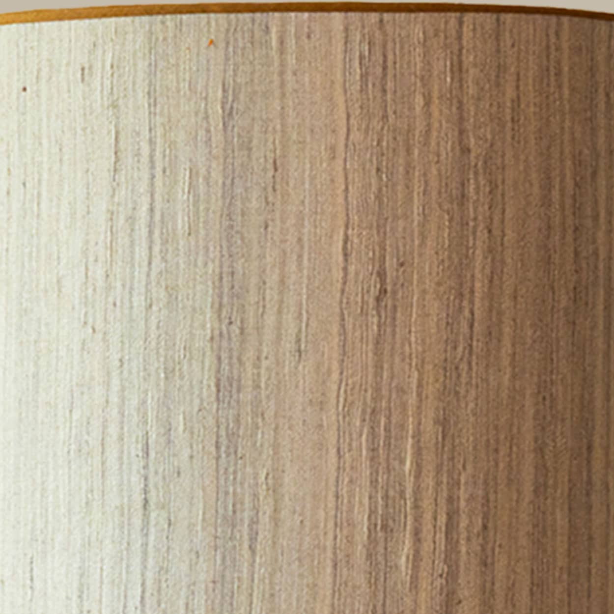 XL Neutral Ceramic Floor Table Lamp, Natural Lampshade by R. Houben