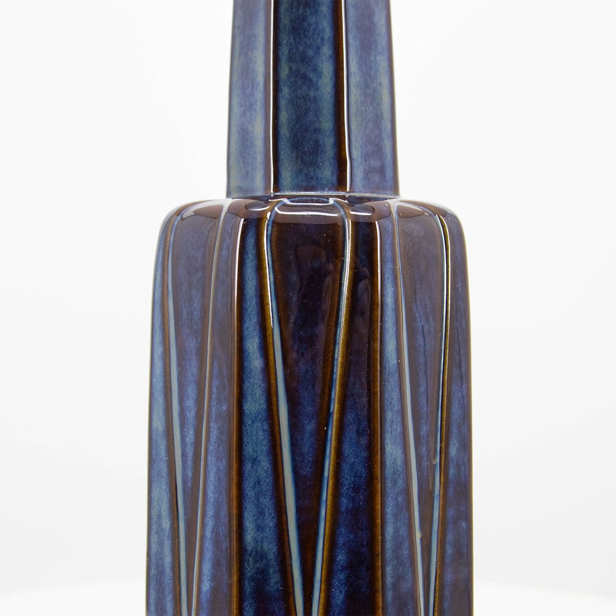 1 of the 2 Soholm Table Lamps with New Custom Made Pleated Lampshade, 1960s