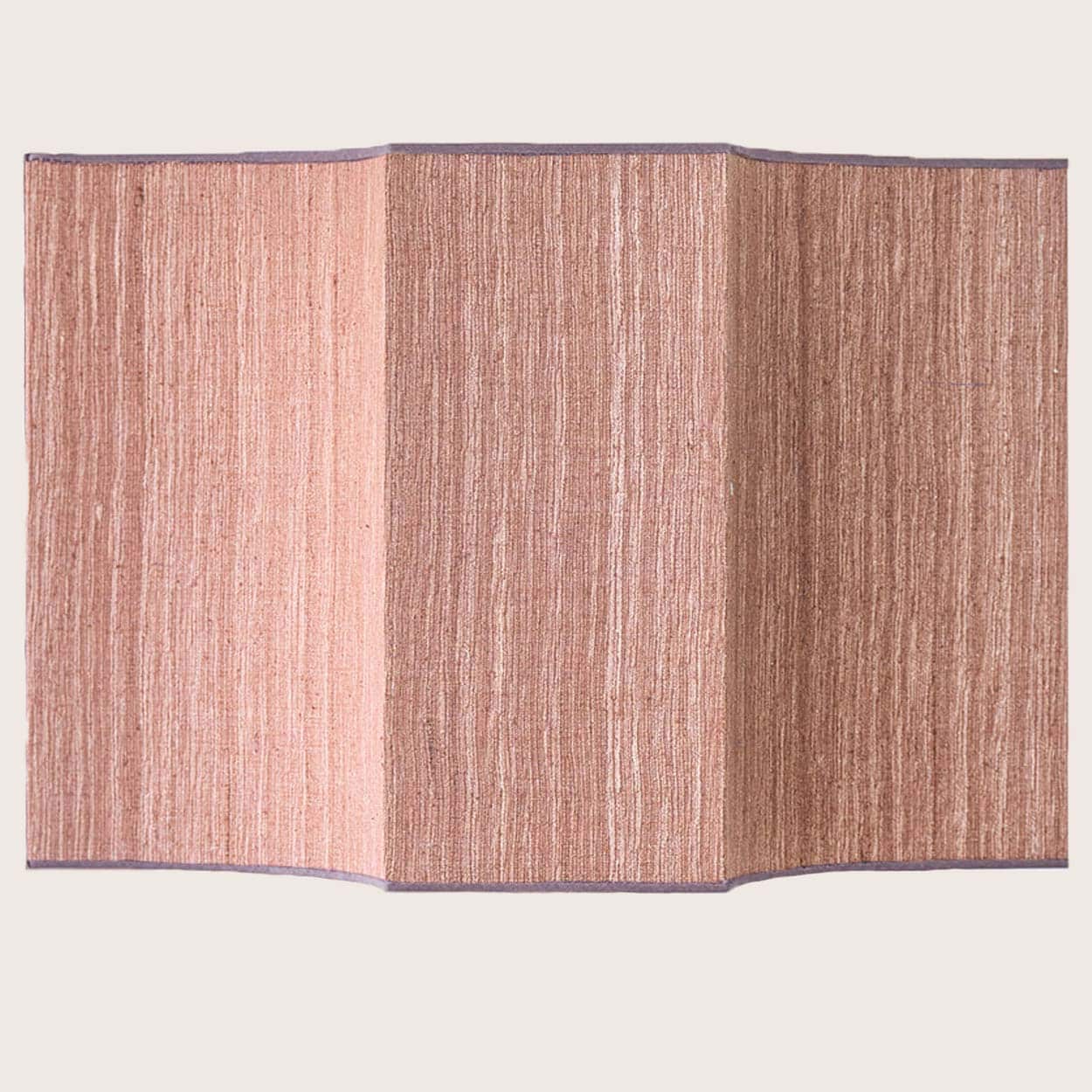 Ceramic Textured Lamp by Soholm, Custom Dusty Pink Lampshade by R. Houben