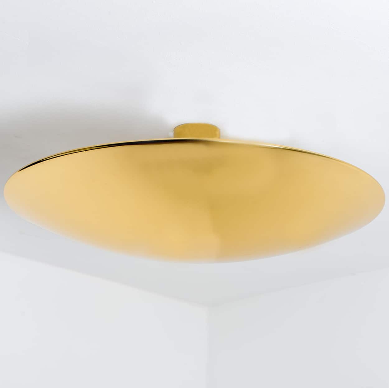 Florian Schulz Brass Flush Mount Ceiling / Wall Light