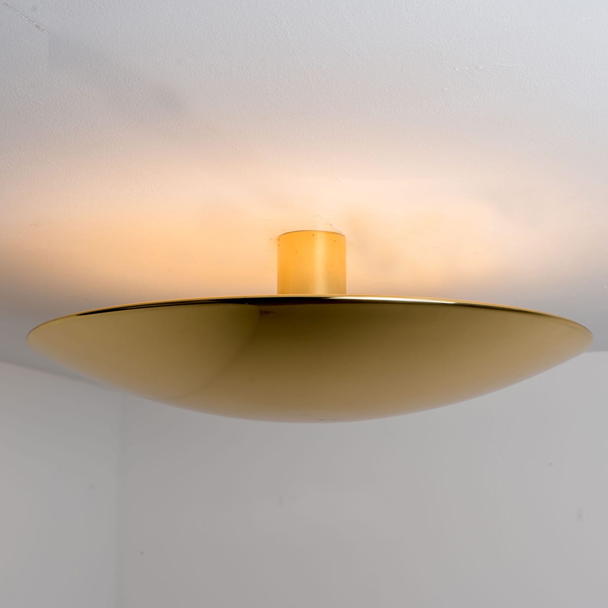 Florian Schulz Brass Flush Mount Ceiling / Wall Light