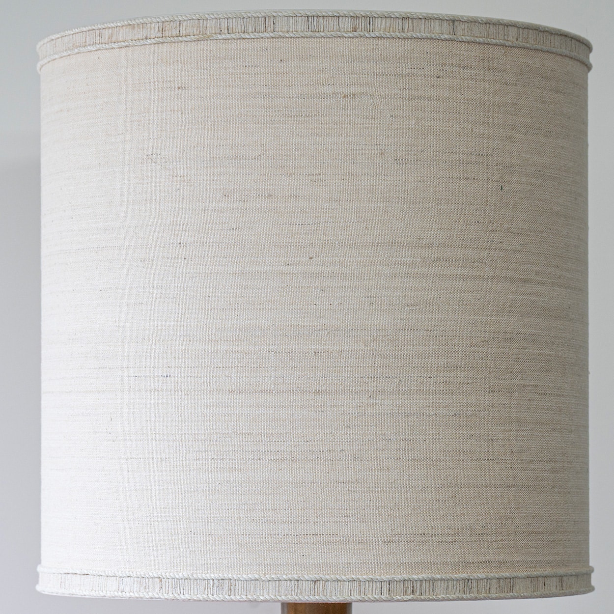 Holm & Andersen Sculptural Orange Table Lamp, Custom Made Lampshade by R. Houben