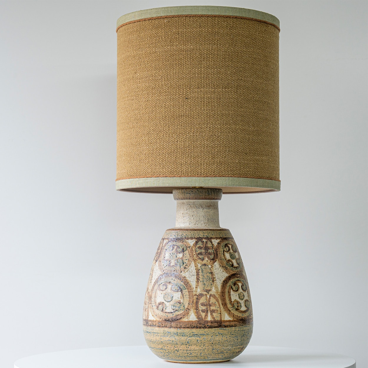XL Ceramic Table Lamp by Noomi Backhausen for Soholm, Denmark 1970s
