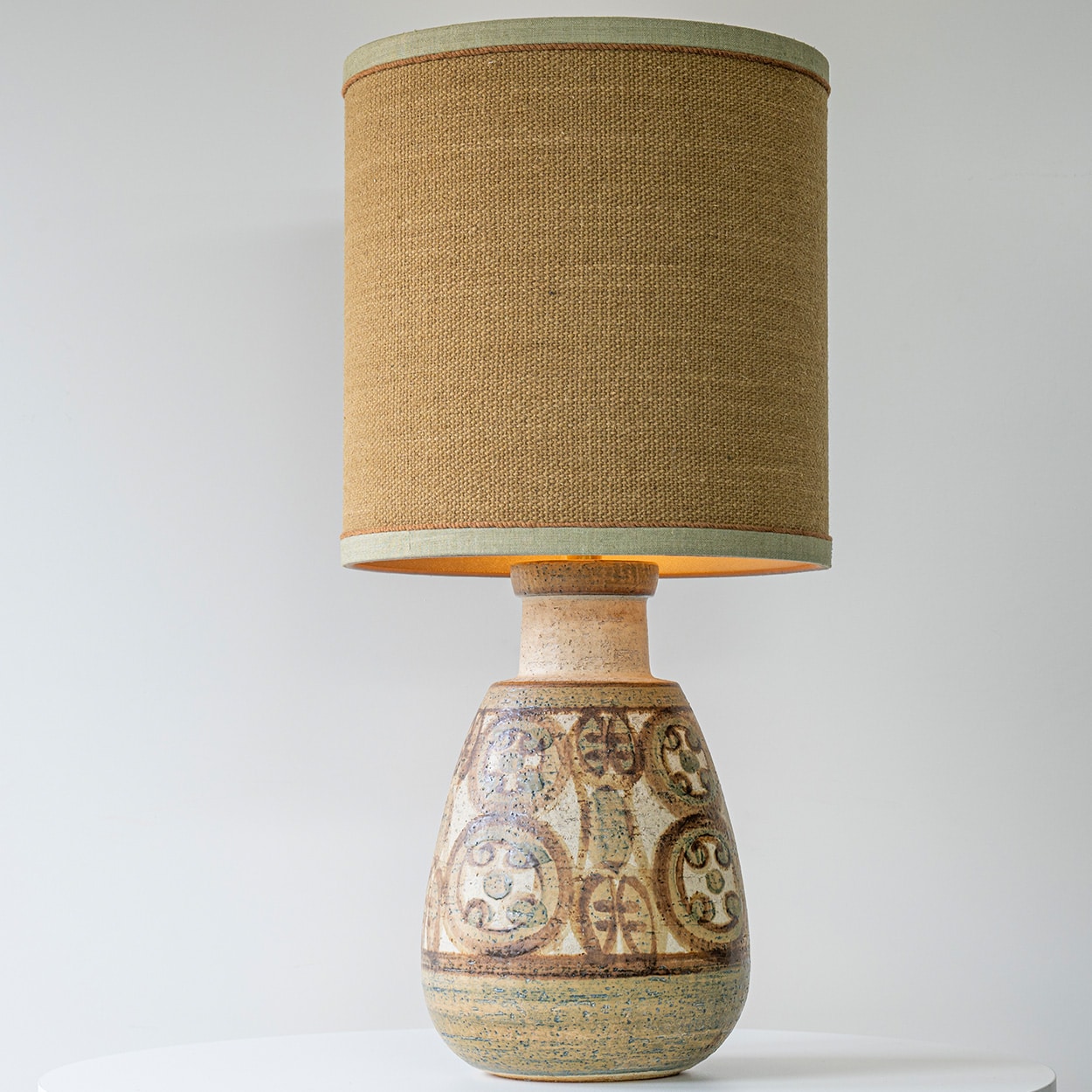 XL Ceramic Table Lamp by Noomi Backhausen for Soholm, Denmark 1970s
