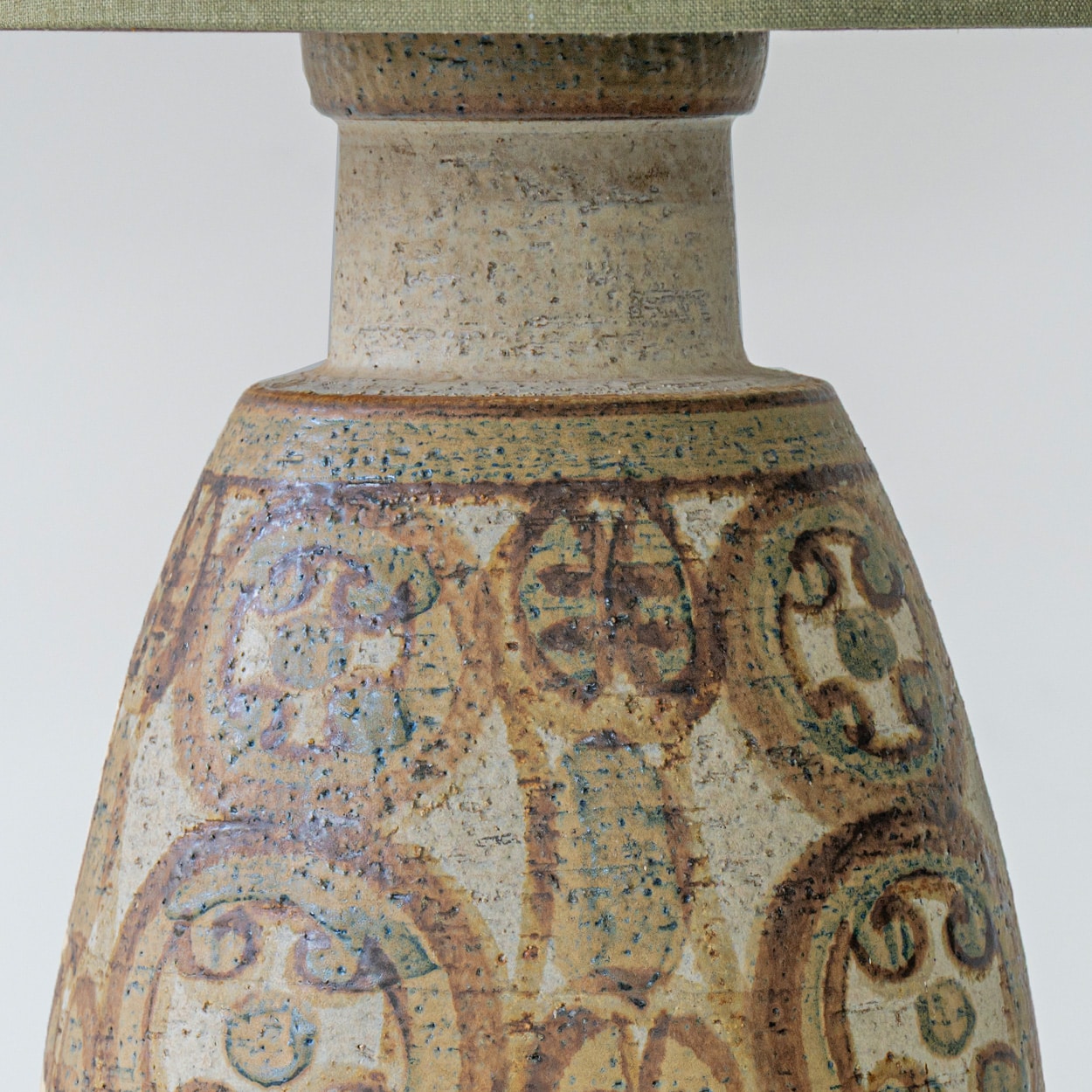 XL Ceramic Table Lamp by Noomi Backhausen for Soholm, Denmark 1970s