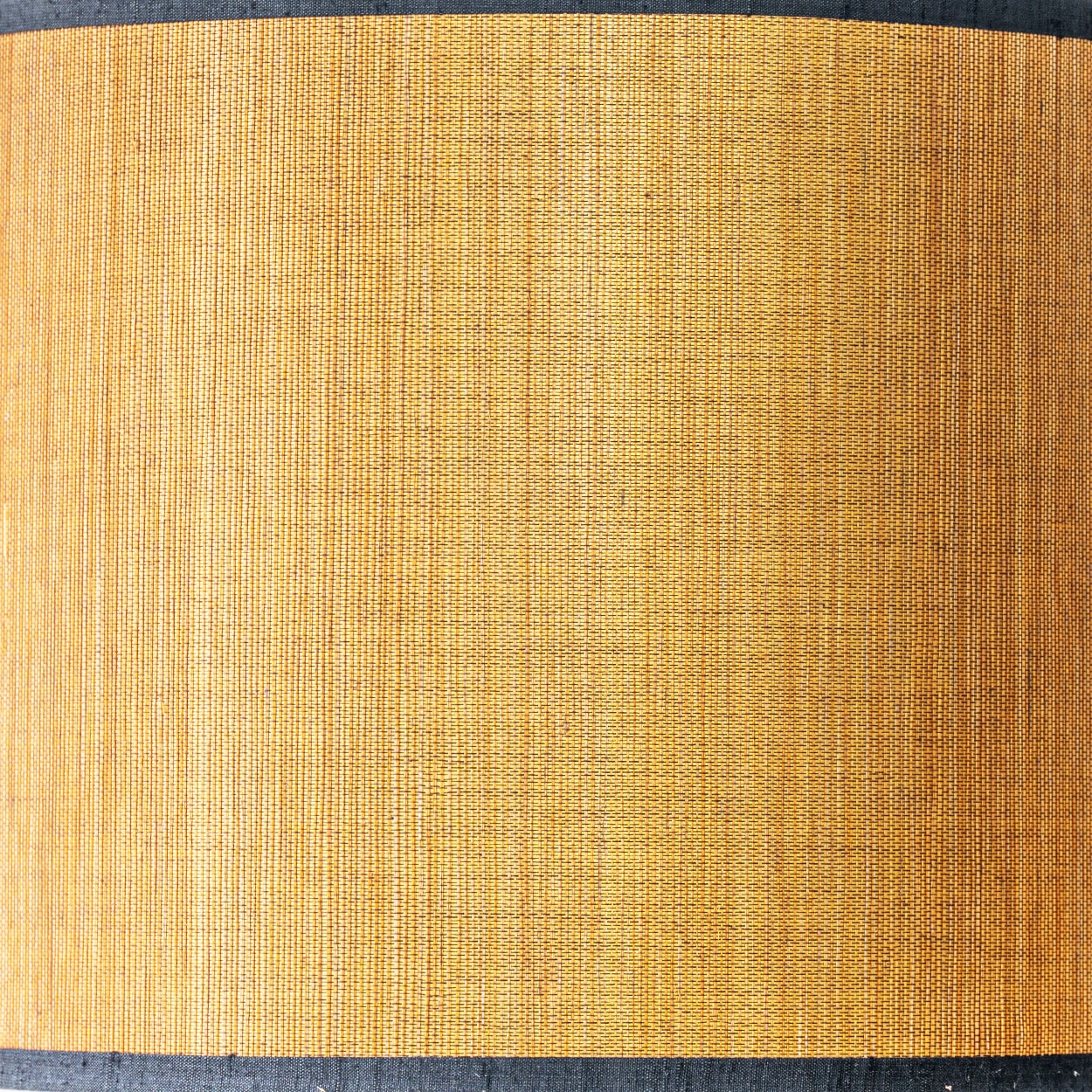 Kähler Tapered Ceramic Lamp, Ochre Custom Lampshade by R. Houben