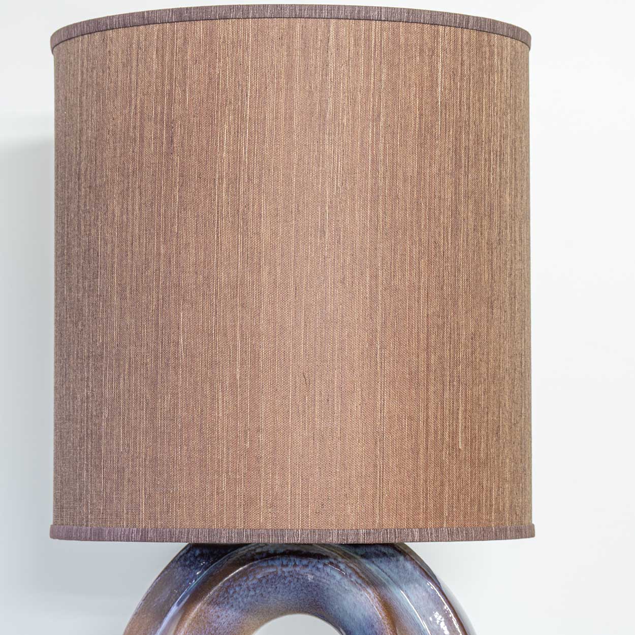 Large Celestial Ceramic Lamp Hole, Custom Lampshade by R. Houben