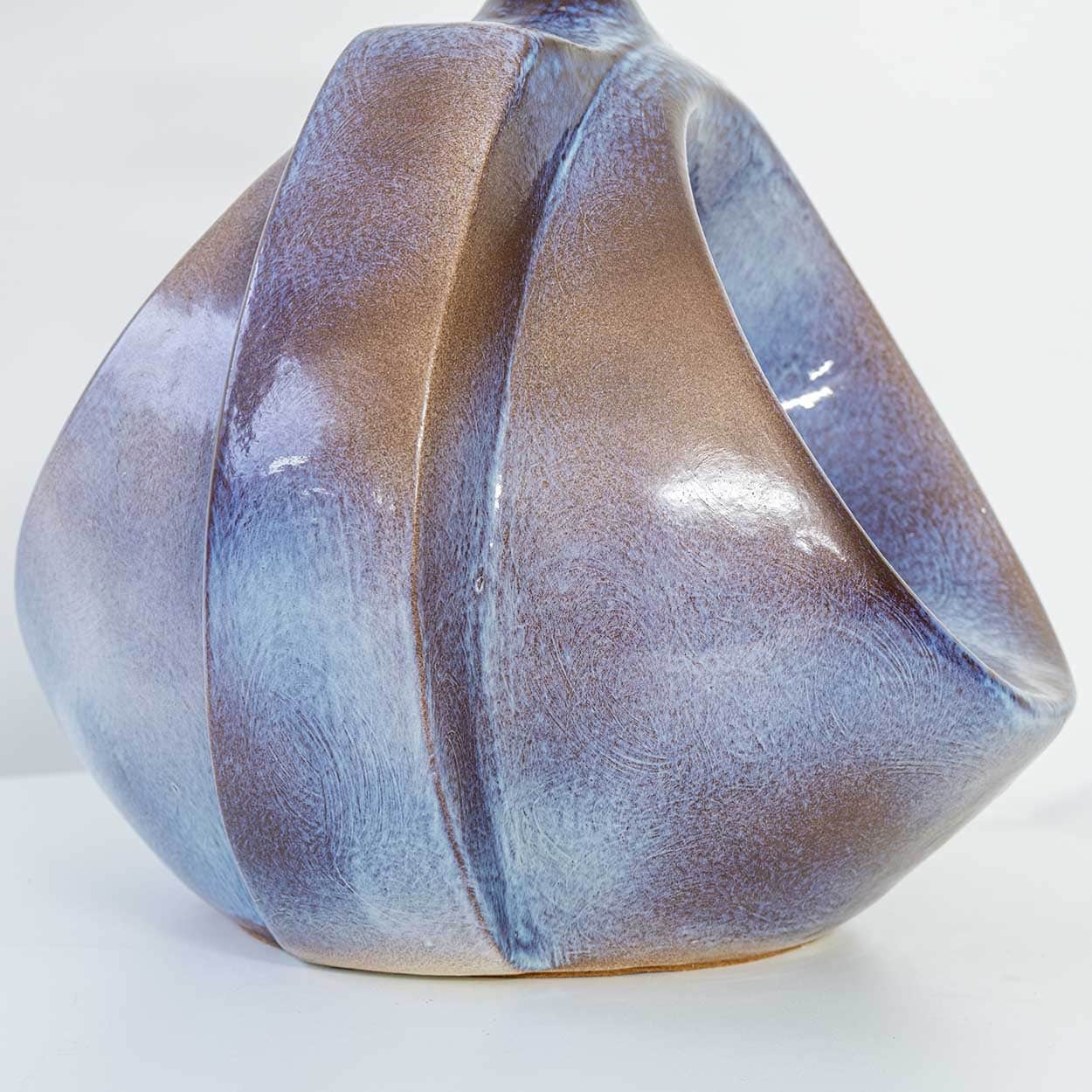 Large Celestial Ceramic Lamp Hole, Custom Lampshade by R. Houben