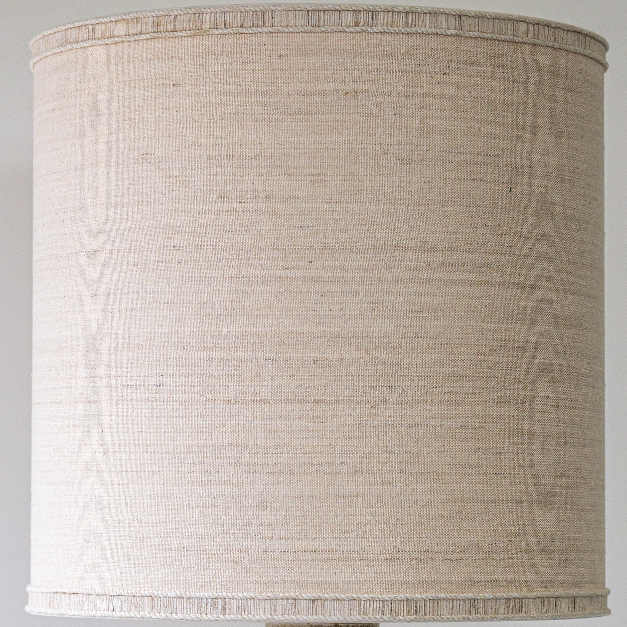 1 of the 2 Large Inge Lise Koefoed Lamps, Custom Made Neutral Lampshade R. Hoube