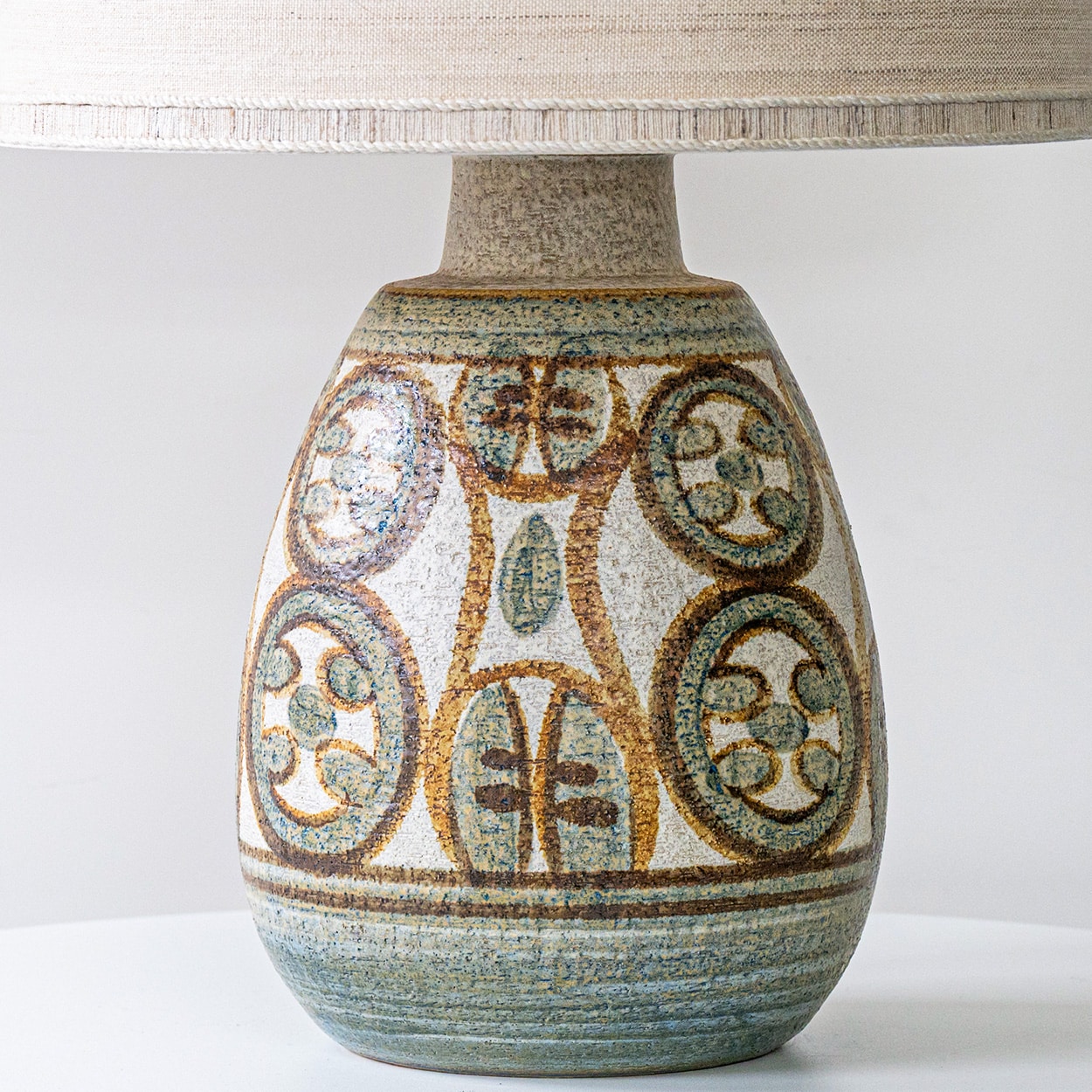 Ceramic Floor/Table Lamp by Noomi Backhausen for Soholm, Denmark 1970s