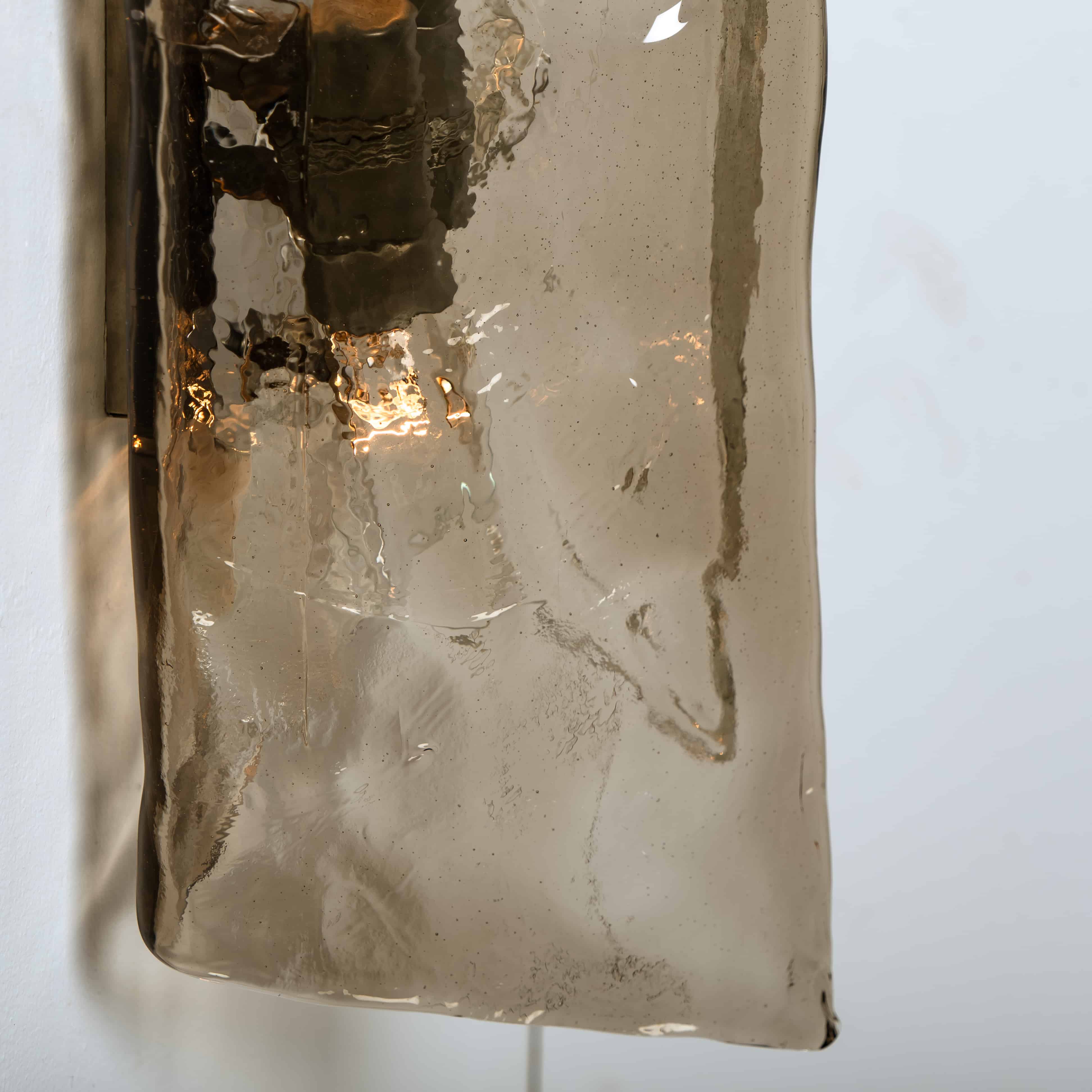 Large Nason Wall light for Mazzega  Murano Glass, 1970