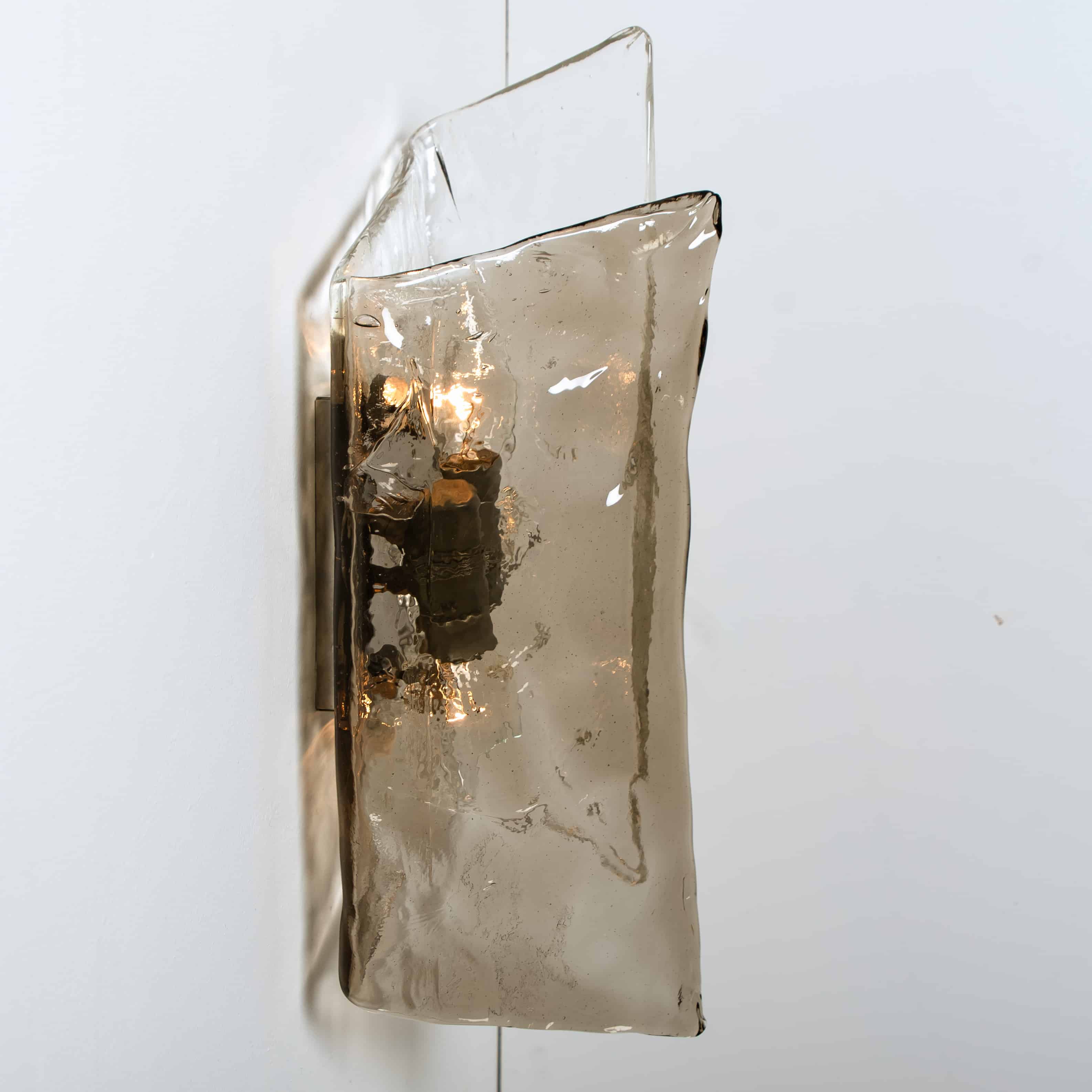 Large Nason Wall light for Mazzega  Murano Glass, 1970