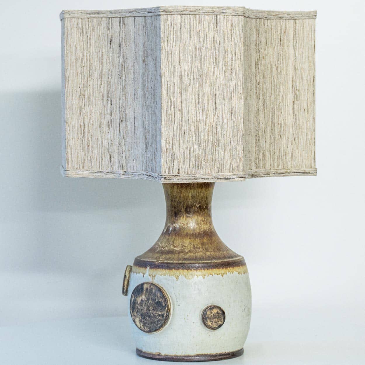 Axella Ceramic Baluster Lamps Decorative Ornaments, Custom Shade by R. Houben
