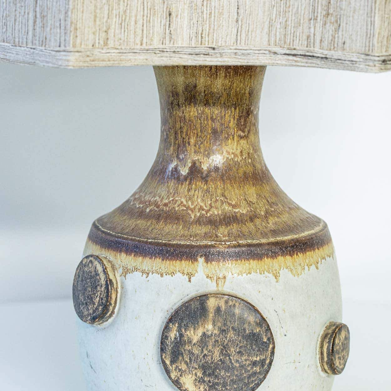 Axella Ceramic Baluster Lamps Decorative Ornaments, Custom Shade by R. Houben