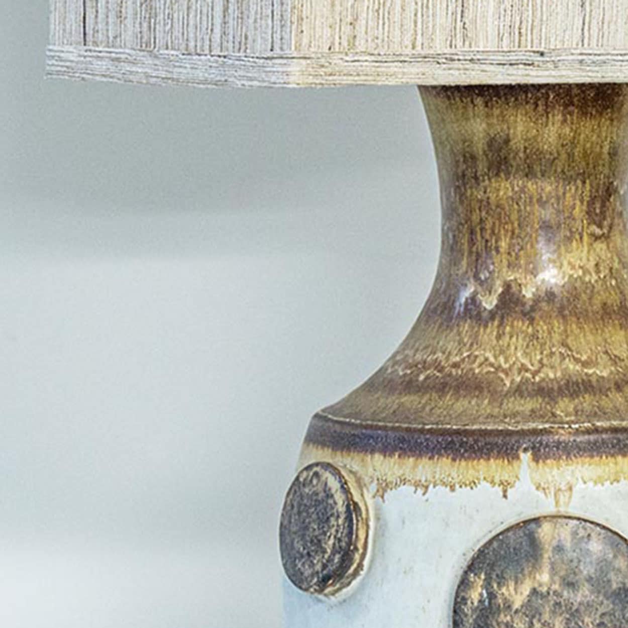 Axella Ceramic Baluster Lamps Decorative Ornaments, Custom Shade by R. Houben