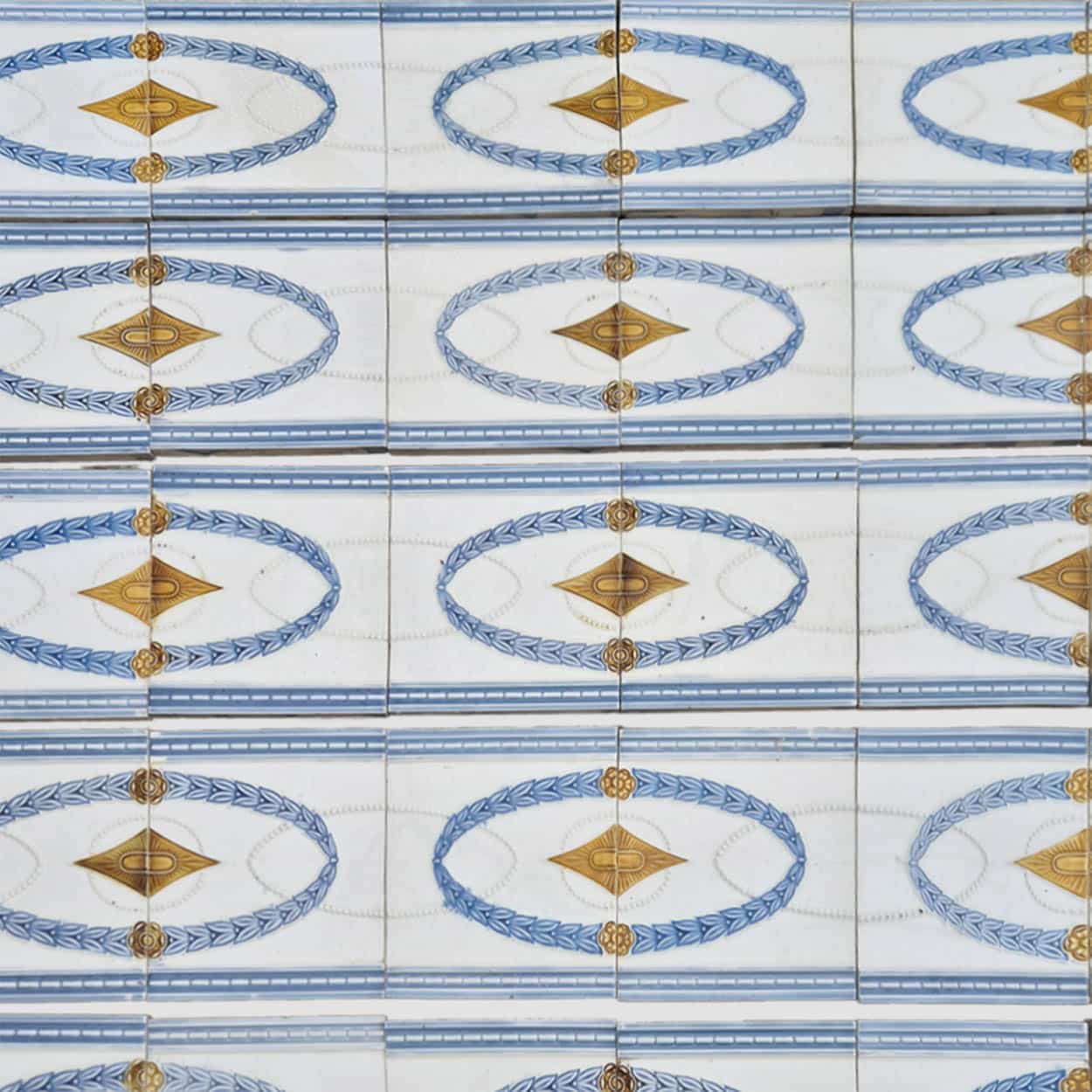 1 of 60 Art Nouveau Ties, SA Faiencies Bouffloulx, Belgium