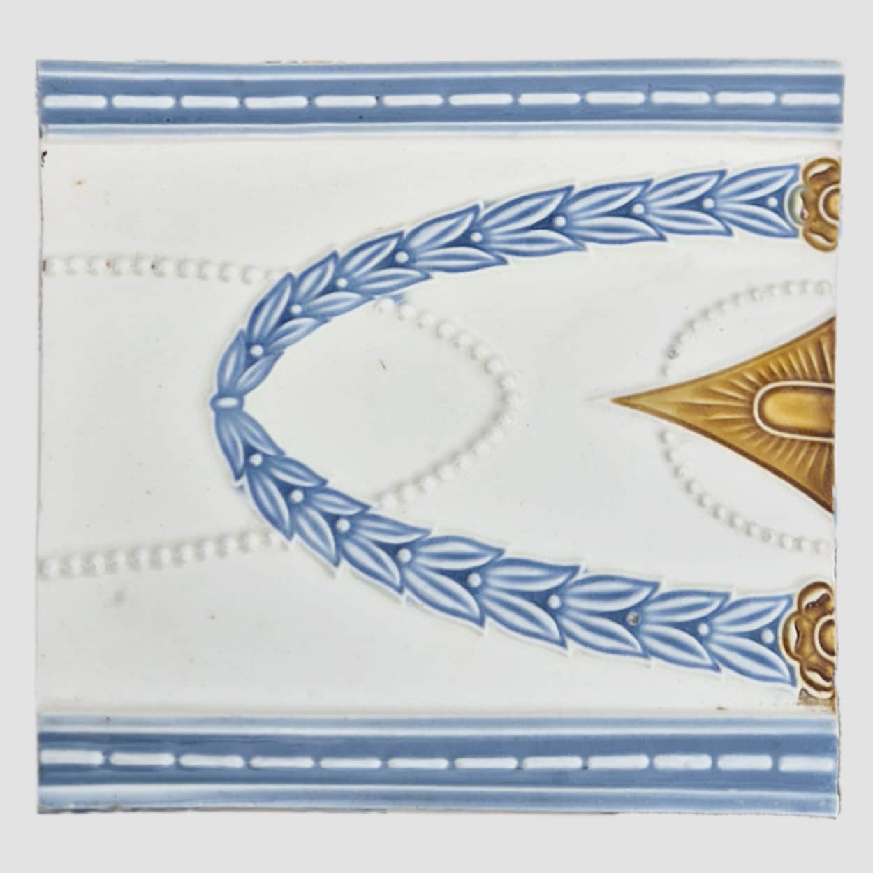 1 of 60 Art Nouveau Ties, SA Faiencies Bouffloulx, Belgium