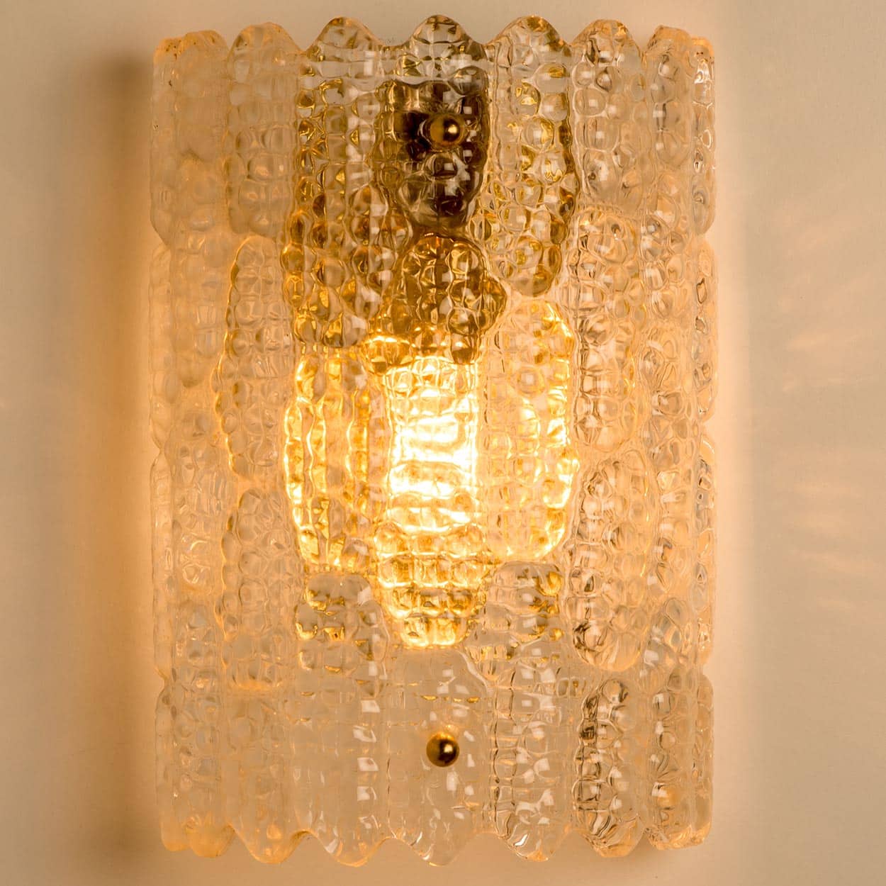 1 of the 3 Pairs Wall Lights by Carl Fagerlund for Orrefors, 1960s