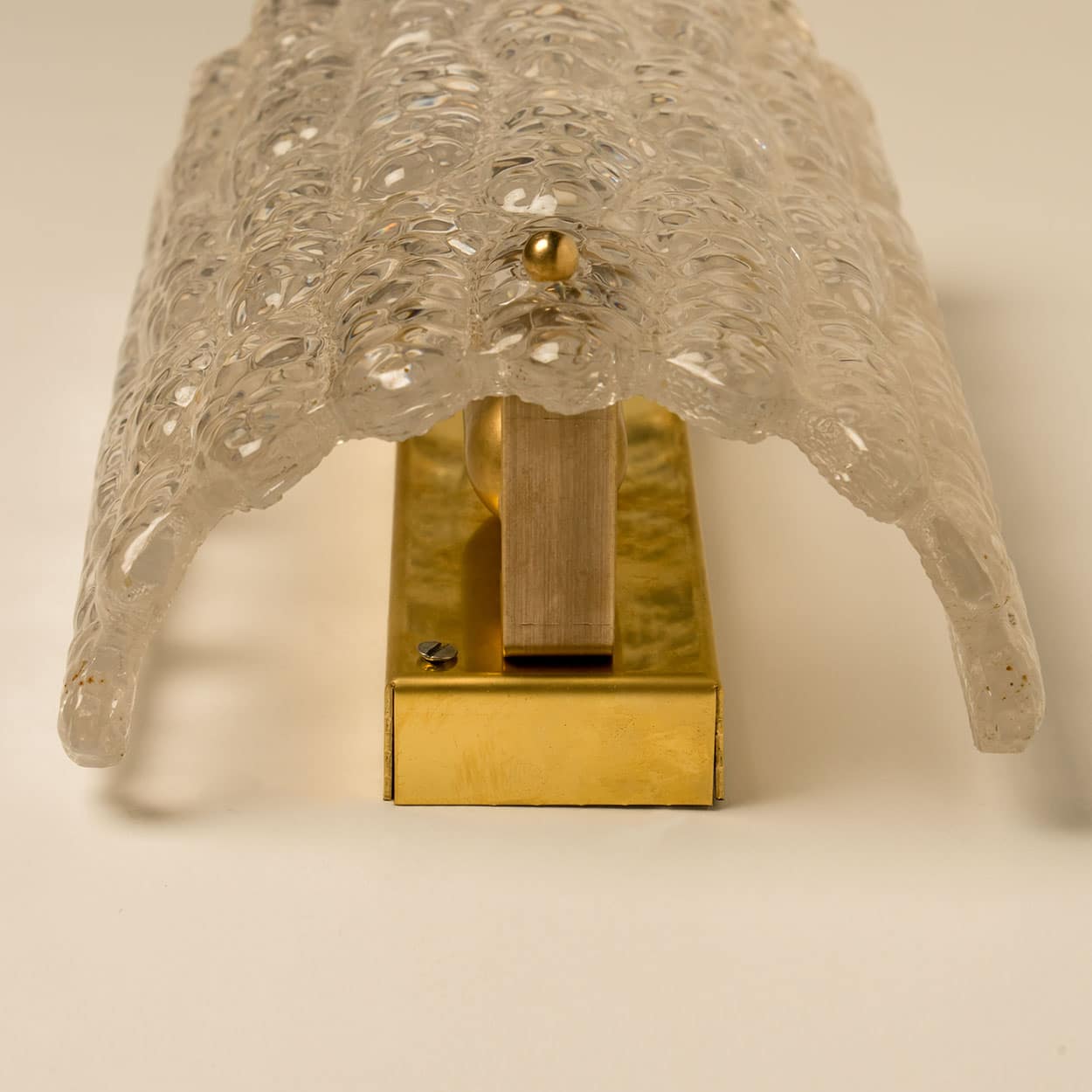 1 of the 3 Pairs Wall Lights by Carl Fagerlund for Orrefors, 1960s