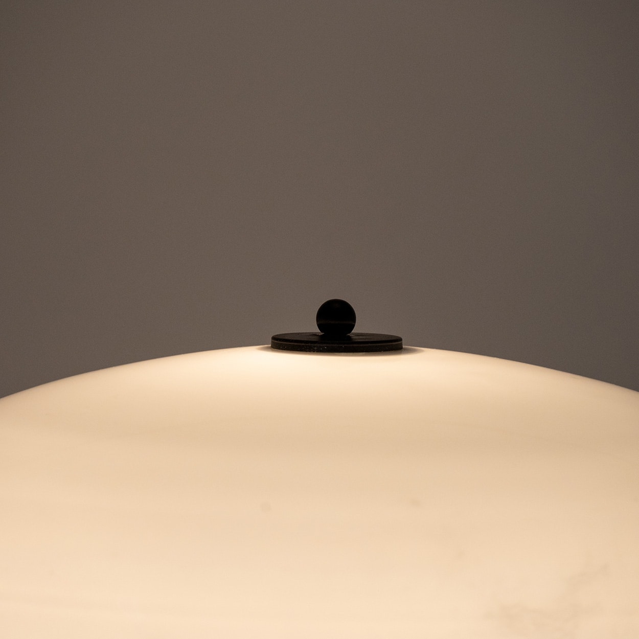 Double Walled Transparant Opal Glass Table Lamp, Germany 1970