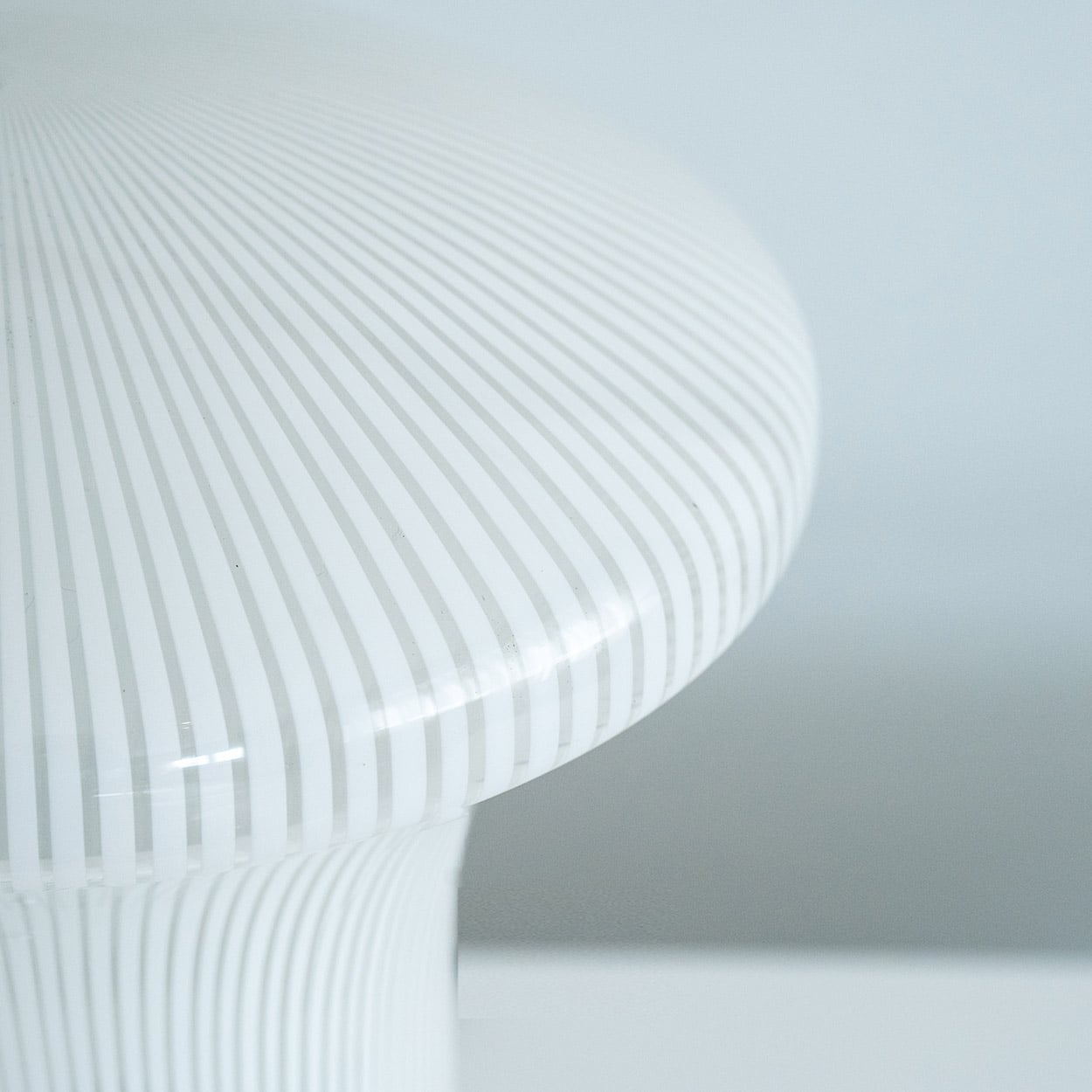 Set of Mario Ticco Glass 'Boletus' Table Lamps by Venini, Italy 1970
