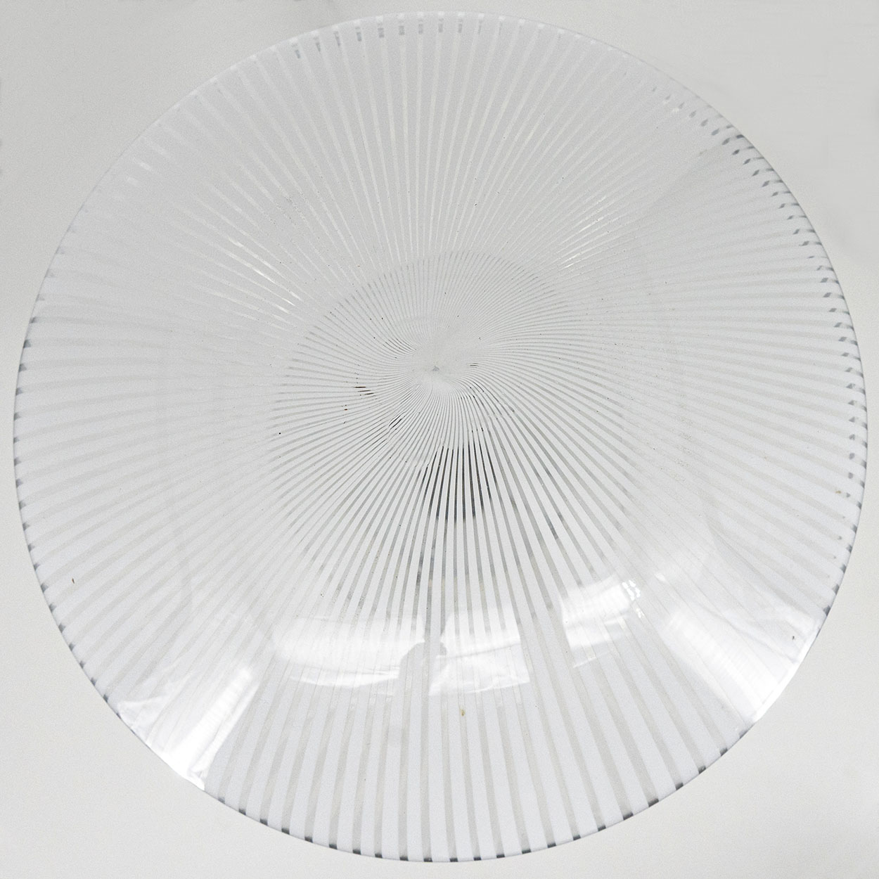 1 of the 2 Mario Ticco Glass Spiral 'Boletus' Table Lamps by Venini, Italy 1970
