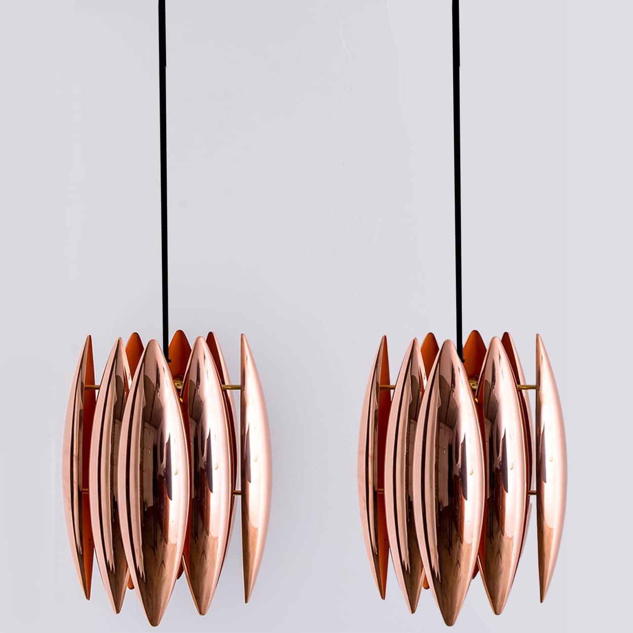1 of the 2 'Kastor' Metal Pedants from Jo Hammerborg voor Fog en Mørup, 1960