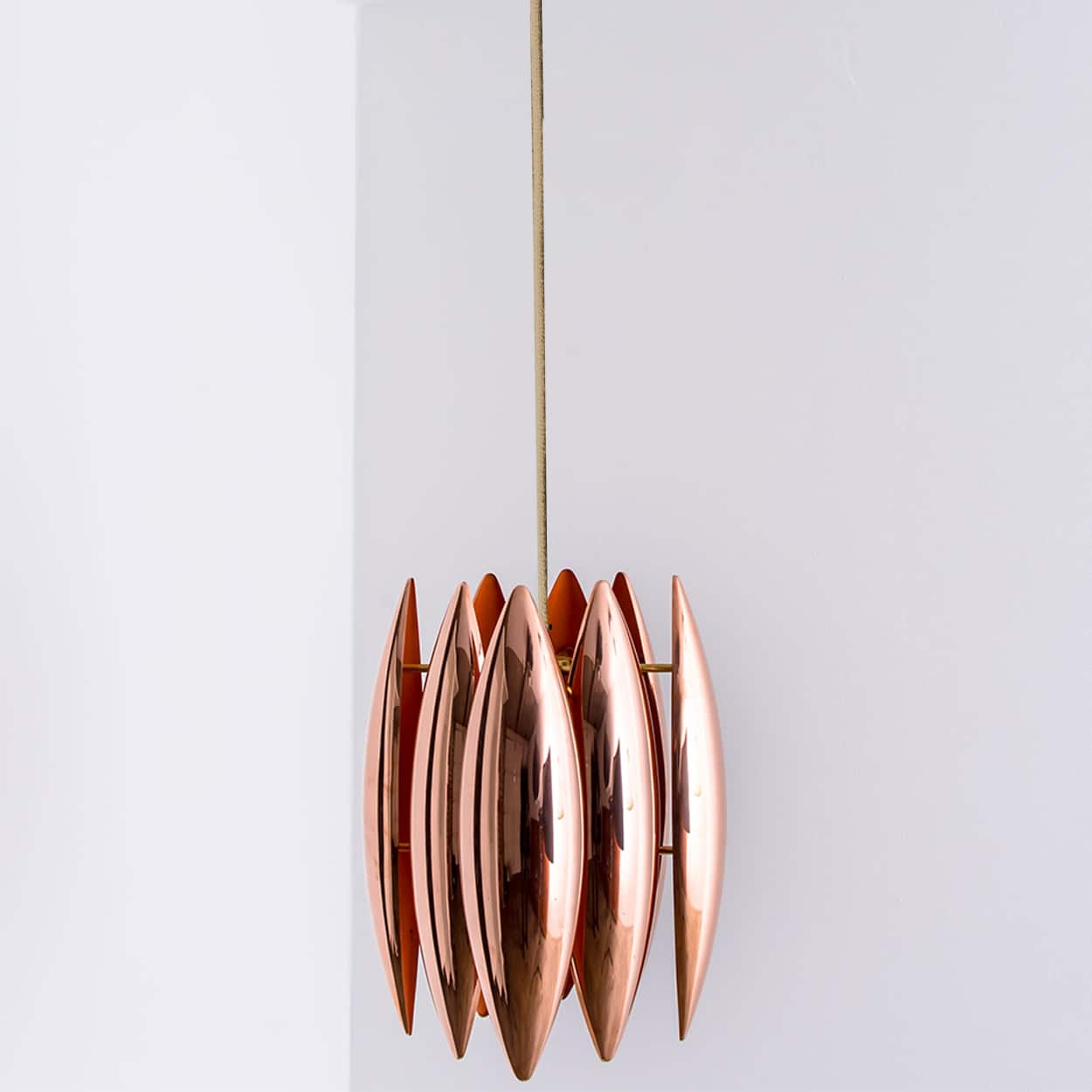 1 of the 2 'Kastor' Metal Pedants from Jo Hammerborg voor Fog en Mørup, 1960