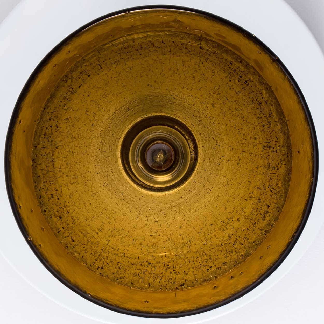 1 of the 8 Brown Glass Pendants, Peill Putzler, 1970