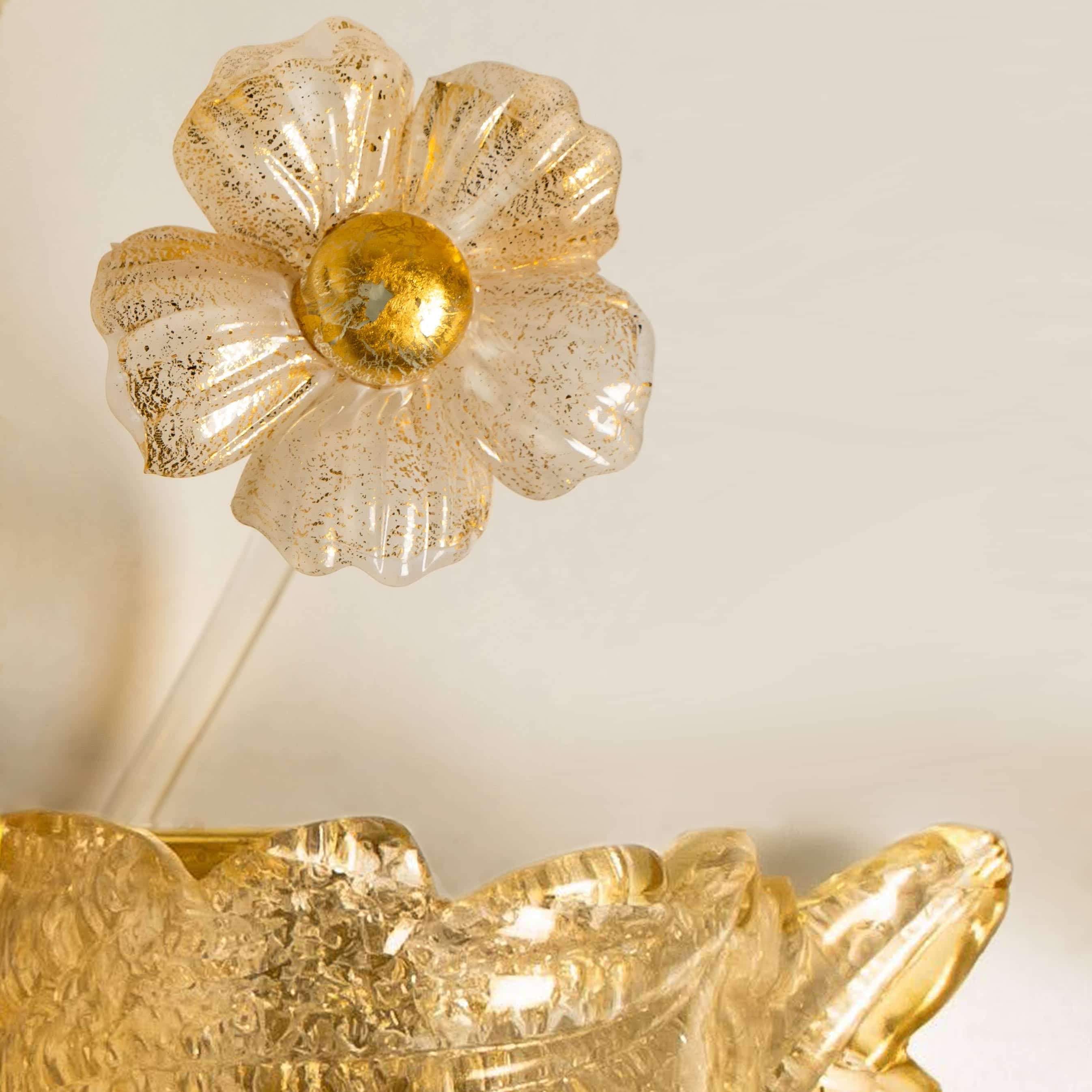 Pair of Grand Hotel by Barovier & Toso, Murano, 1960s