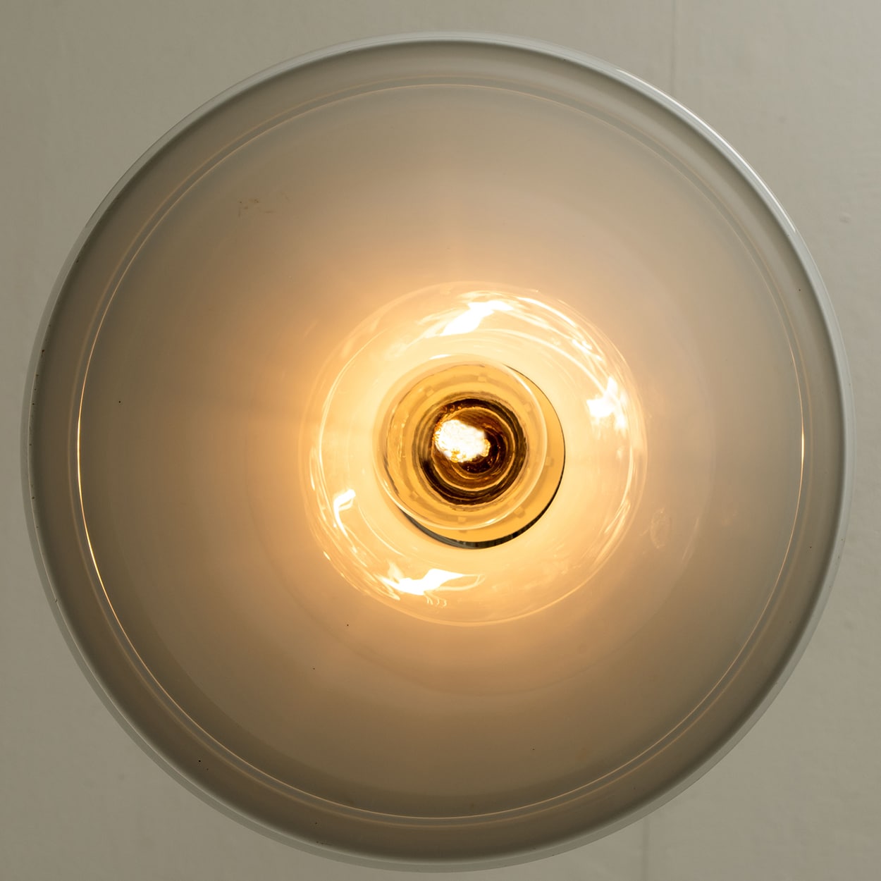 1 of the 5 Round Holmegaard Hanging Lamps by Michael Bang, 1970