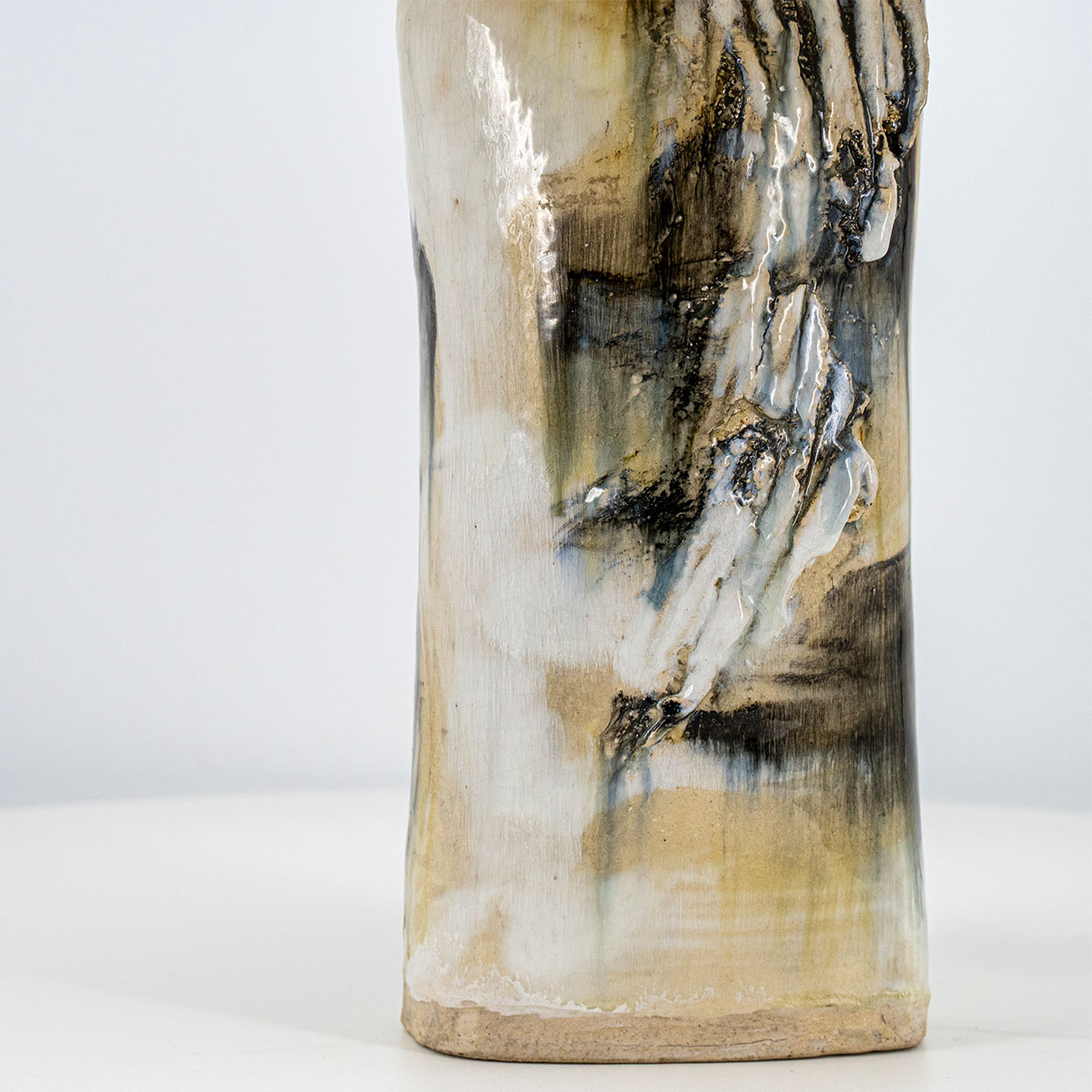 Gorgeous Table Lamp by Jeppe Hagedorn with White Shade, Denmark 1960s