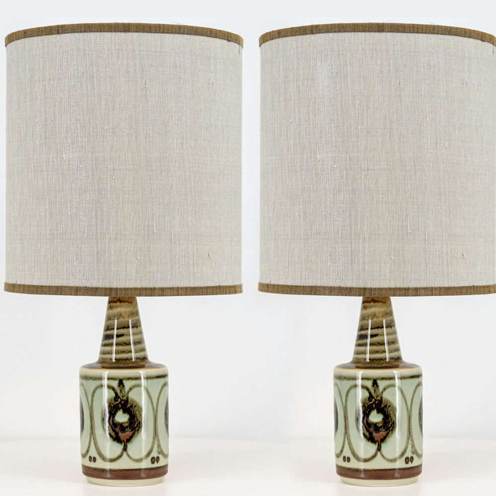 1 of the 2 Soholm Ceramic Table Lamps by Søholm, Denmark 1960s