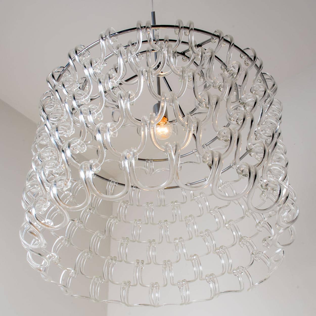 Giogali Pendant Light by Angelo Mangiarotti for Vistosi, Italy 1960s