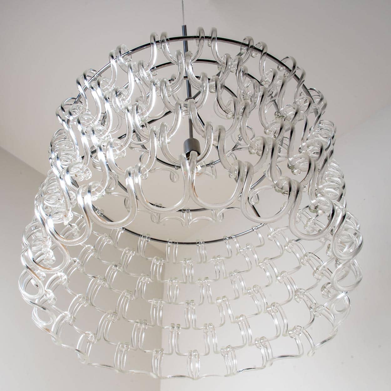 Giogali Pendant Light by Angelo Mangiarotti for Vistosi, Italy 1960s