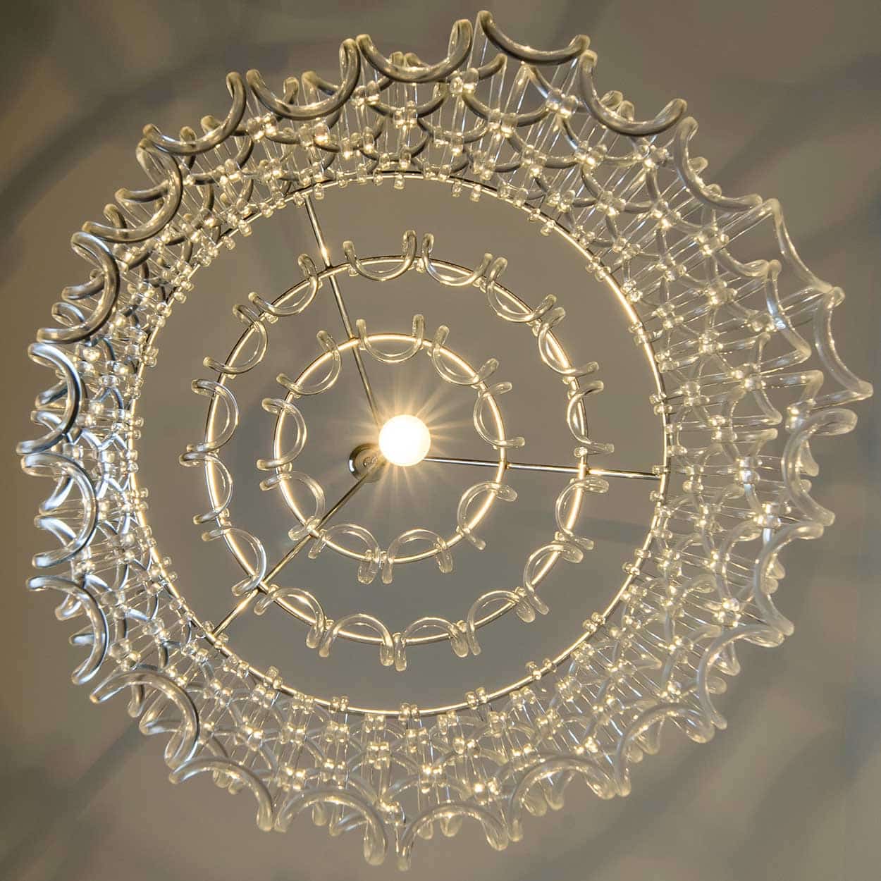 Giogali Pendant Light by Angelo Mangiarotti for Vistosi, Italy 1960s