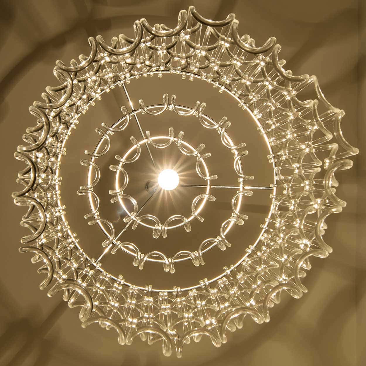 Giogali Pendant Light by Angelo Mangiarotti for Vistosi, Italy 1960s