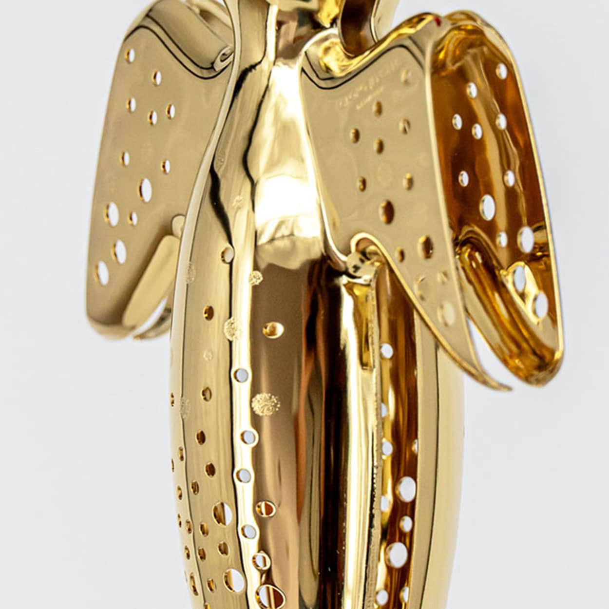 Set of Seven 18-Carat Gold-Plated Angels by Georg Jensen, Different Years - Image 7