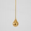 Several 24-Carat Plated Christmas Candle Holders incl LED Candle, Denmark 1960 - Thumbnail Image 6